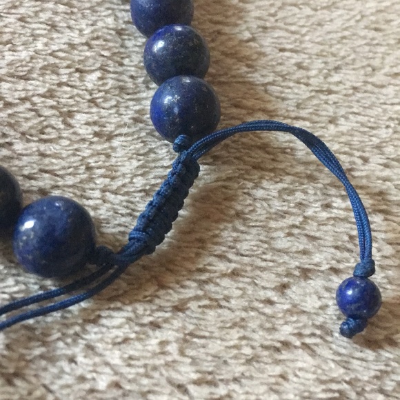 Lapis Lazuli Stone Bracelet - Picture 3 of 3
